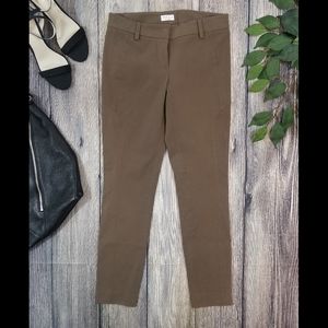 Brunello Cucinelli Brown Cotton Skinny Ankle Pants